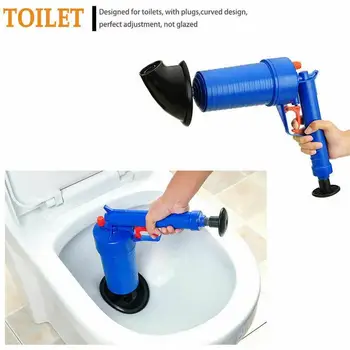 

Environmental Toilet Plungers High Pressure Air Drain Blaster Pump Plunger Sink Pipe Clog Remover Bathroom Kitchen Cleaner Kit