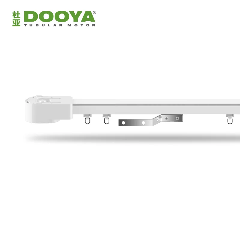 Smart home high quality electric curtain track remote control auto motorized curtain track for customizing electric curtain
