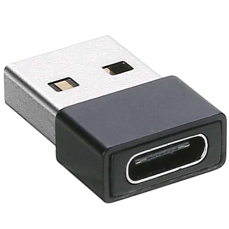 New Mini Type C USB-C 3.1 Female to USB 2.0 Male Adapter OTG Cable Converter Durable Black Connector Adapter