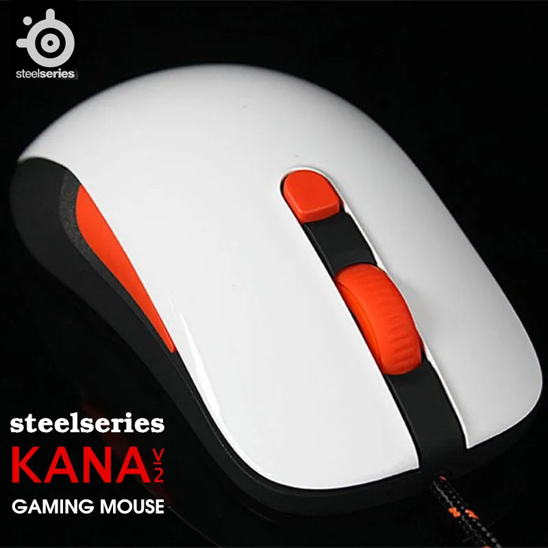 Оригинальная оптическая игровая мышь Steelseries Kana V2, профессиональная оптическая игровая мышь