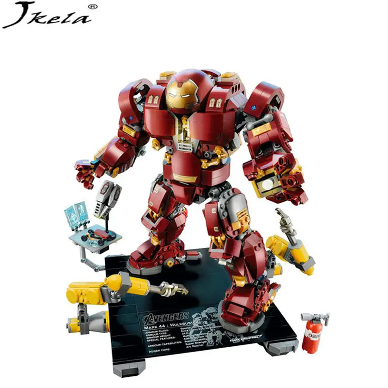 

Children's toy Super Heroes marvelIN Avengersin Iron Maner Infinity Model Building Blocks action figure gift boys