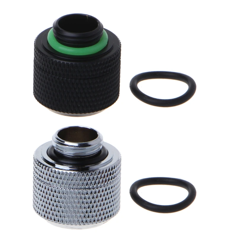 14mm G1/4 Thread Acrylic Hard Tube Fitting Hand Twist 3 Laps 10x14mm Connector For PC Water Cooling 2 Colors | Компьютеры и офис