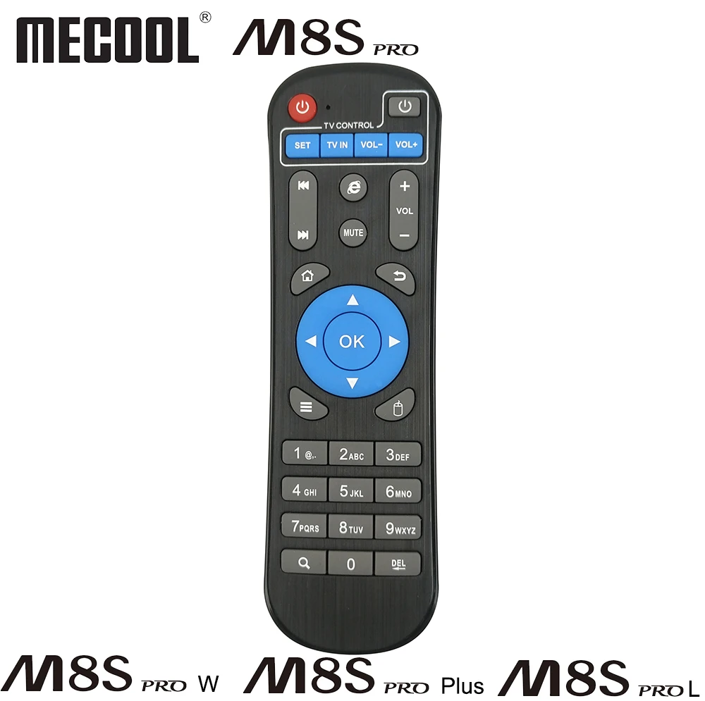 

TV Box Accessories IR Remote Control Replacement For Mecool Android TV Box M8S Pro W M8S Pro L M8S Pro Plus BB2 KM8 Controller