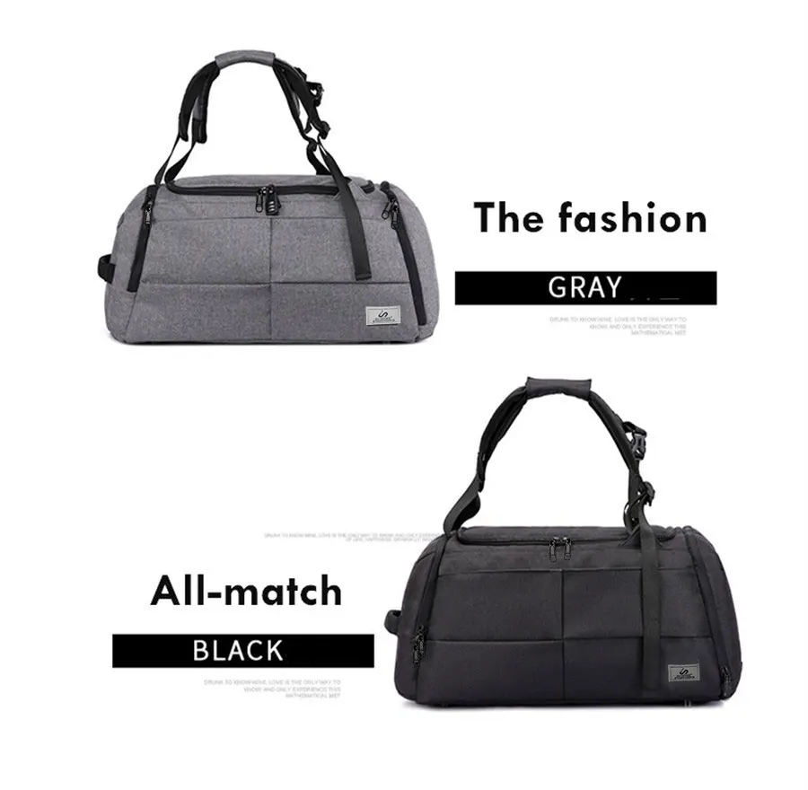 Scione Специальный универсальный для мужчин дорожные сумки Anti Theft мужской мешок спортивные сумки для путешествий для человека большой ёмкость сумка