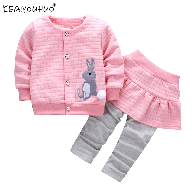 2019 Autumn Baby Girl Clothes Sets My First Girl Infant Clothing Newborn Clothes Outfits Suits Cotton Newborn Baby Clothing Sets