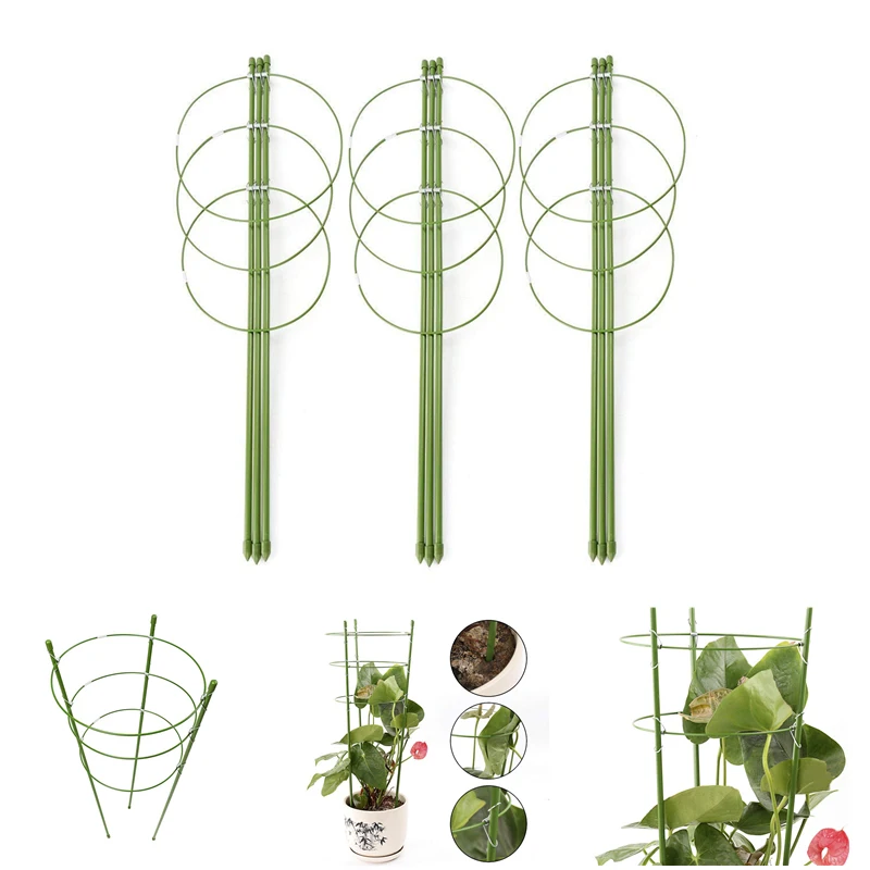 

1pcs Vine Climbing Rack Climbing Plants Support Frame 45cm/60cm Flower Decorative Gardening Tools for Vegetables Vines Plant