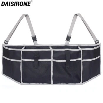 

Car Trunk Organizer Backseat Storage Bag Net High Capacity Multi-use Pocket Hanging Bag Auto SUV Trunk Rear Seat Back Organizer