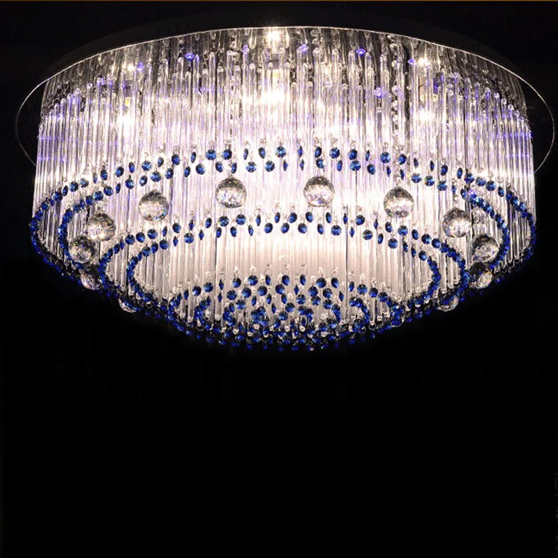 

led e14 Crystal Stainless Steel Round LED Lamp.LED Light.Ceiling Lights.LED Ceiling Light.Ceiling Lamp For Foyer Bedroom