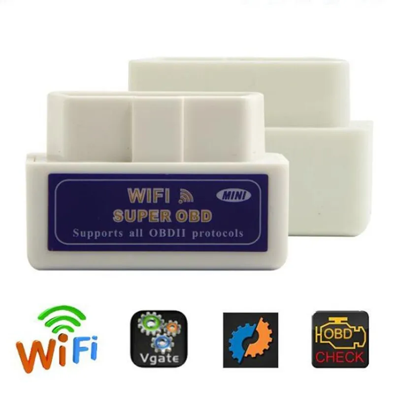 ELM327 WIFI OBD2 считыватель кодов Автомобильный сканер диагностический инструмент