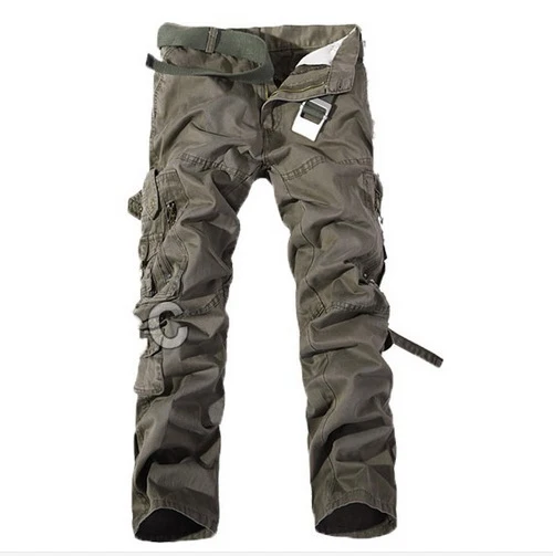  Army Camouflage Cargo Tactical Military Pants 42 40 38-28 PLUS LARGE SIZE Brand Multi-pocket Overal