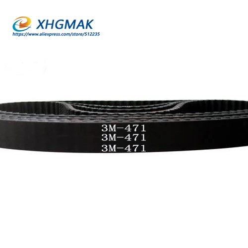 

HTD 3M Timing belt C= 471 474 477 480 width 6/9/15mm Teeth 157 158 159 160 HTD3M synchronous 471-3M 474-3M 477-3M 480-3M