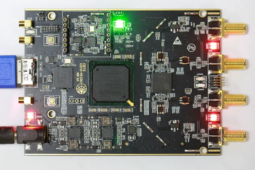 Совместимая версия USRP-B210 версия MICRO+ полностью совместима с драйвером USRP, поддержка полосы преселектора