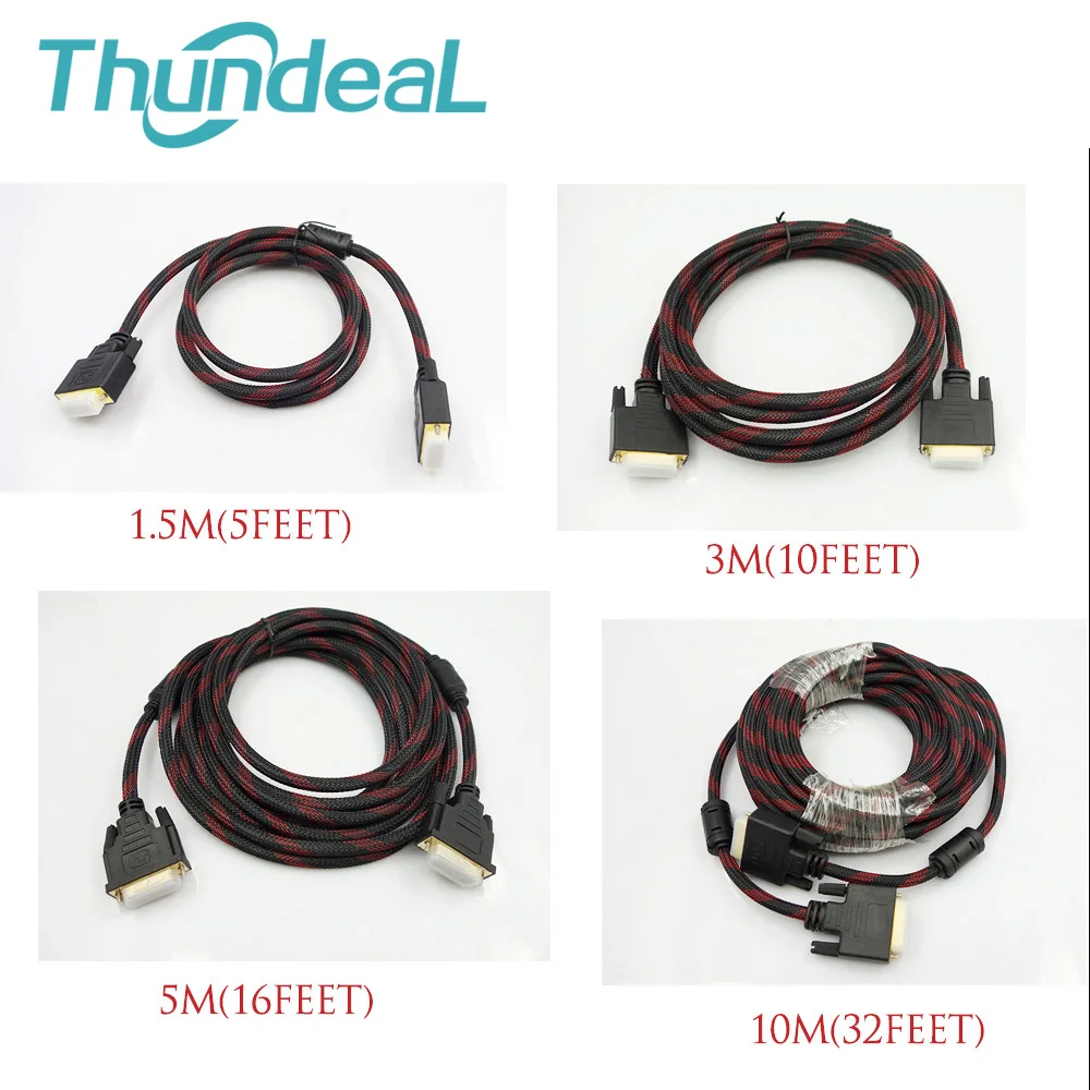 Высокоскоростной кабель DVI 1 4 м 2 8 фотоэлемент 24 + штырьковый штырь с позолоченным