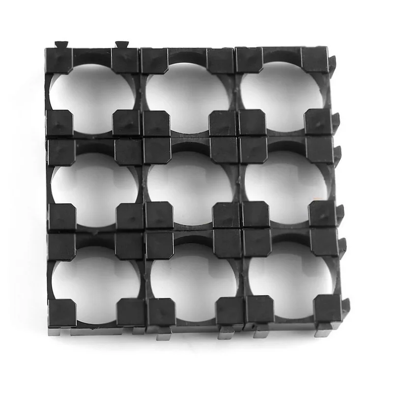 Mayitr 100pcs 18650 Battery Cell Holder Safety Spacer Radiating Shell Storage Bracket Fits For 1x 18650 battery