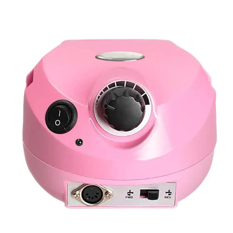 

220V EU Plug Pro Electric Nail Drill Machine Anti-scald Handle Manicure Polishing Grinding Machine File Kit Nail Tools