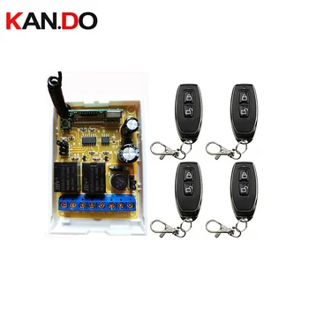 

DC12V DC24V 2CH RF Wireless Remote Control Switch teleswitch With metal Transmitter light /lamp/ window/Garage Doors shutters