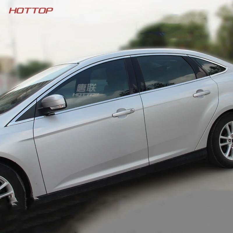 Topunion для 2012-2017 Ford Focus Mk3 седан хромированная дверная Верхняя Нижняя оконная