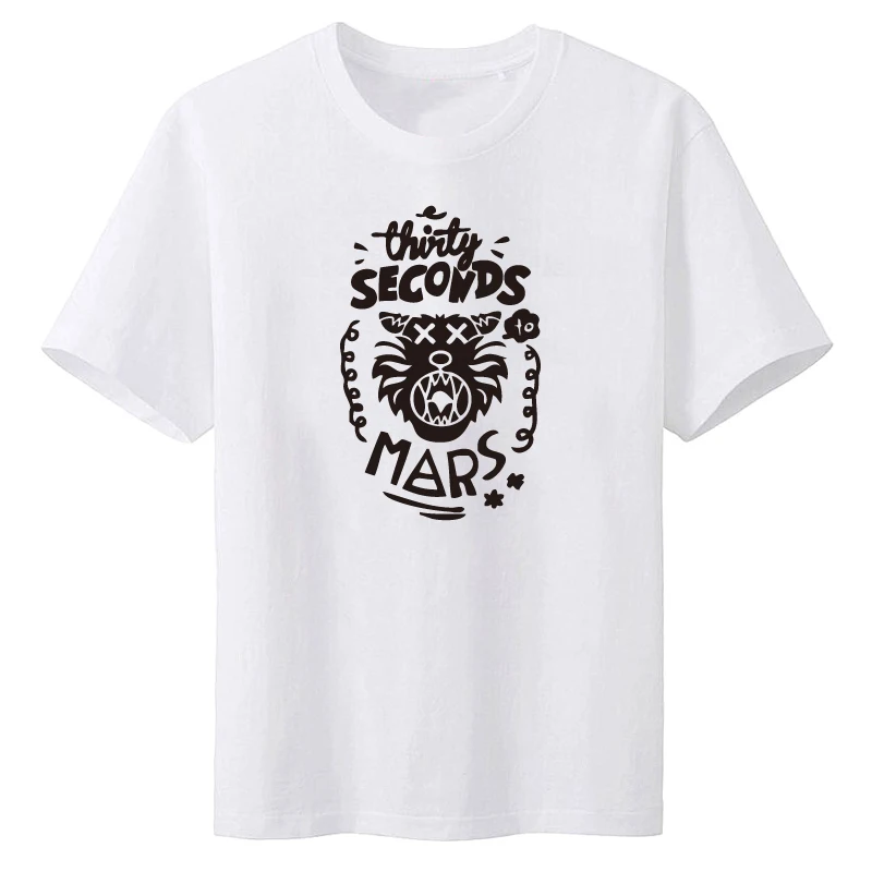 30 seconds to mars mens t shirt Rock Roll music man's team T-shirt fine big yard short sleeve good quality fast shipping 30 seconds to mars mens t shirt Rock Roll music man's team T-shirt fine big yard short sleeve good quality fast shipping