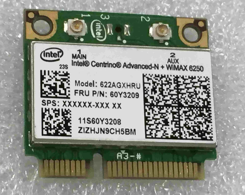 SSEA для Intel Advanced-N + WiMAX 6250 AN 622ANXHMW 6250ANX 802.11a/b/g/n half Mini PCI-E Lenovo ThinkPad FRU 60Y3209 | Компьютеры и