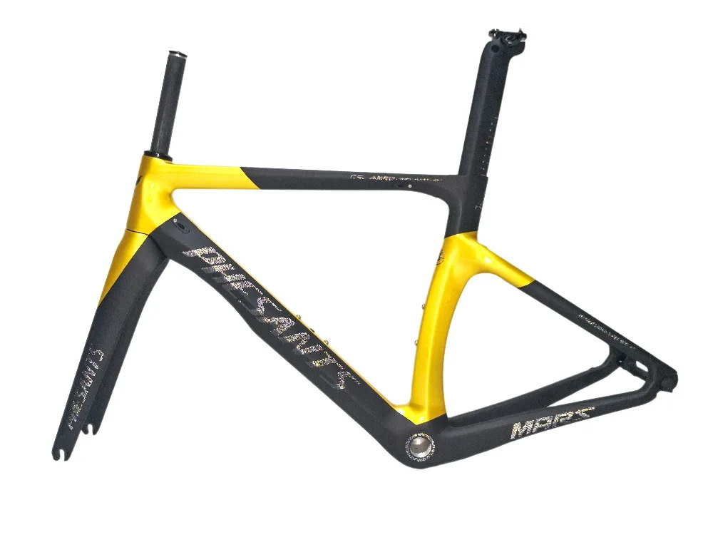 Flash Deal free shipping carbon road bike frame road cycling bicycle frameset oem brand frame clearance frame fork seatpost carbon frame 3