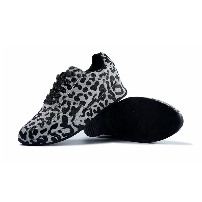 Женская обувь повседневные кроссовки Intense Emotion Leopard Moda Mujer Брендовая в одинаковом