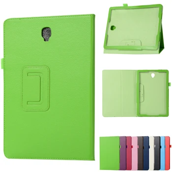 

2018 New fashion Litchi PU Leather Flip Stand Case For Samsung Galaxy Tab S4 10.5 T830 T835 T837 Tablet Magnetic Cover