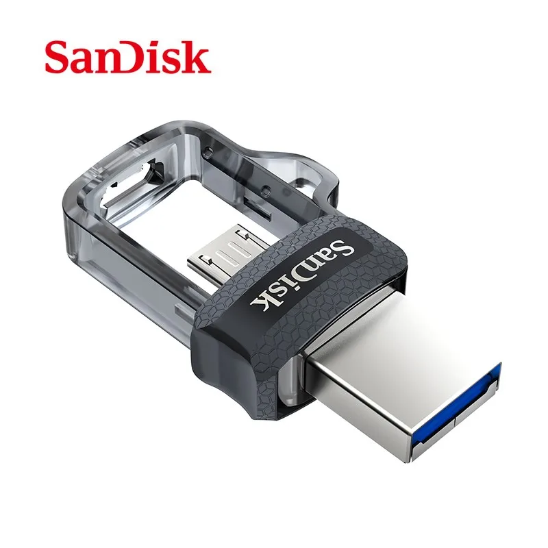 SanDisk двойной OTG usb флеш-накопитель DD3 130 Мб/с 16 ГБ 32 ГБ 64 Гб 128 ГБ USB 3,0 флеш-накопитель для Android телефона/Компьютерная флешка