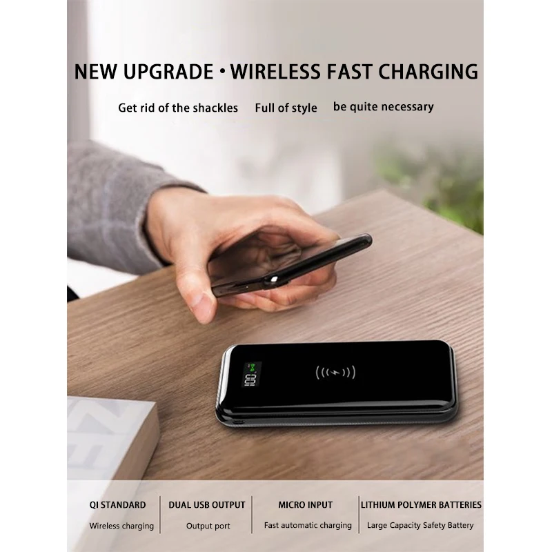 NOHON QI Беспроводное быстрое зарядное устройство с двумя usb портами для iPhone Samsung LG