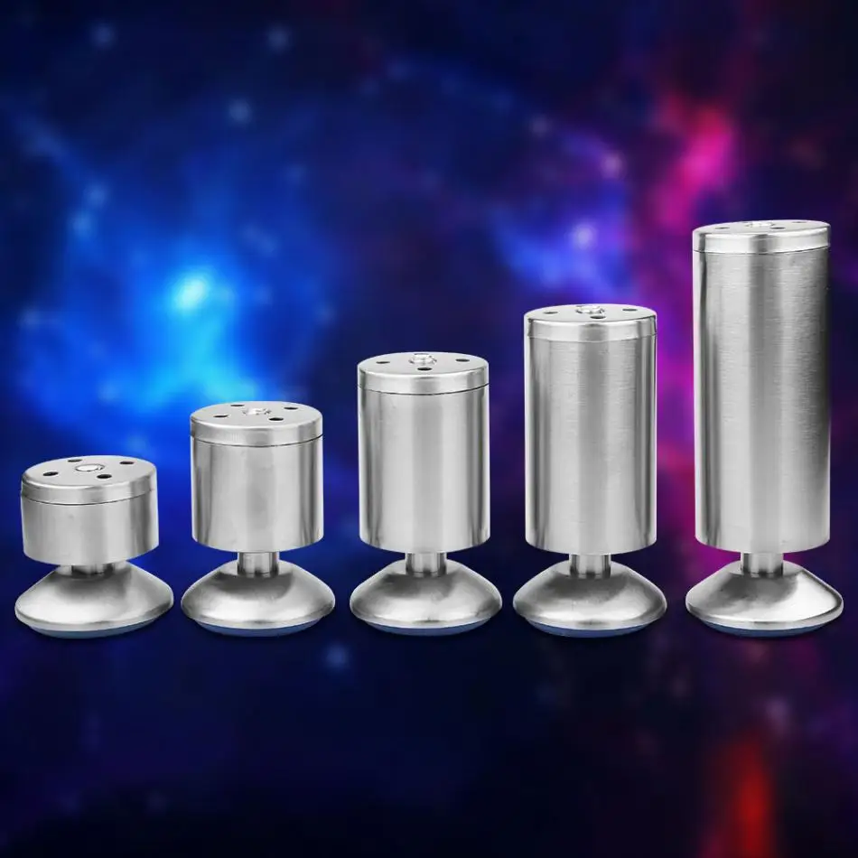 Stainless Steel 50*60/50*80/50*100/50*120/50*150mm Height Sofa Leg Furniture Parts Bed/tv Cabinet Feet Set of 4 Stainless Steel 50*60/50*80/50*100/50*120/50*150mm Height Sofa Leg Furniture Parts Bed/tv Cabinet Feet Set of 4
