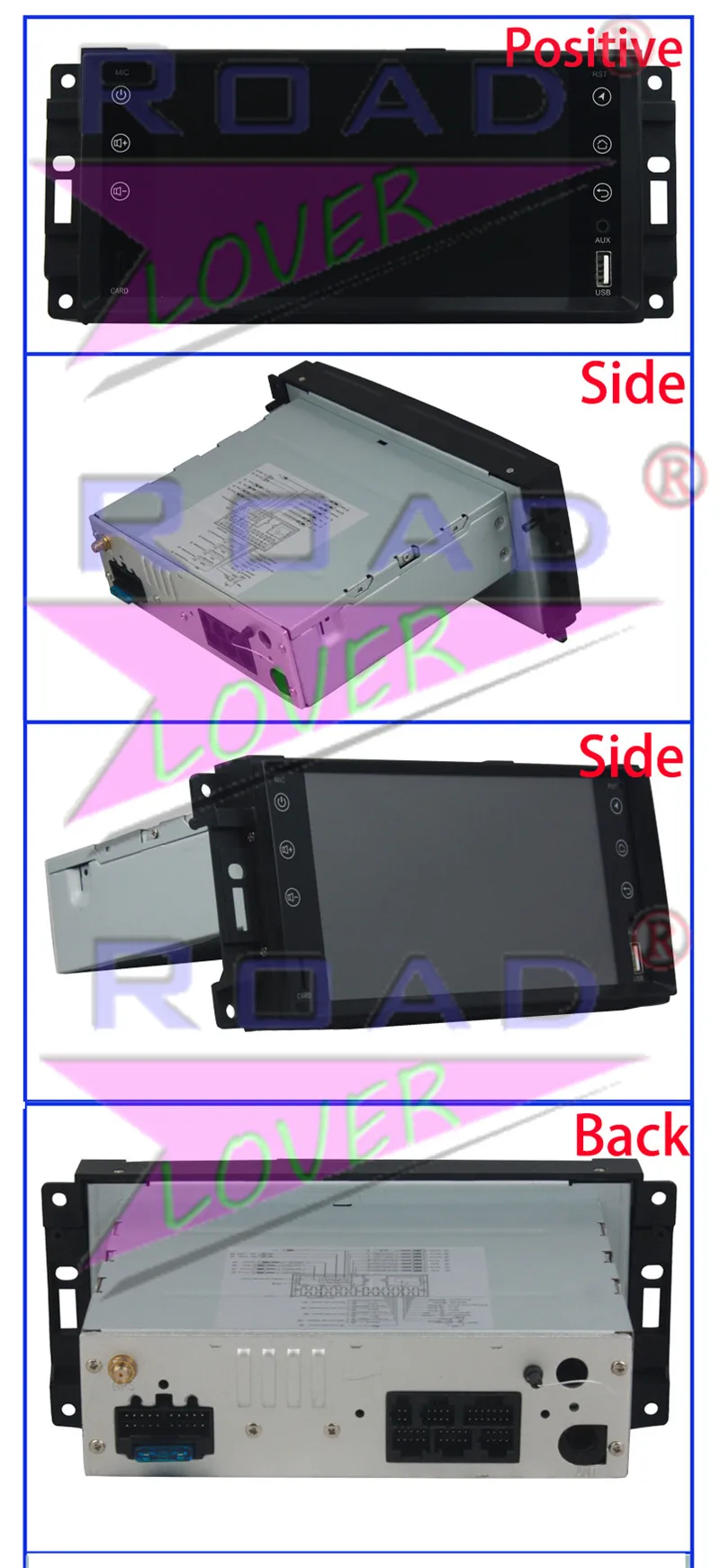Clearance Roadlover Android 9.0 Car GPS Navi Player For Jeep Compass Wrangler Journey Grand Cherokee 2010 Sebring 2006 300C Stereo NO DVD 8