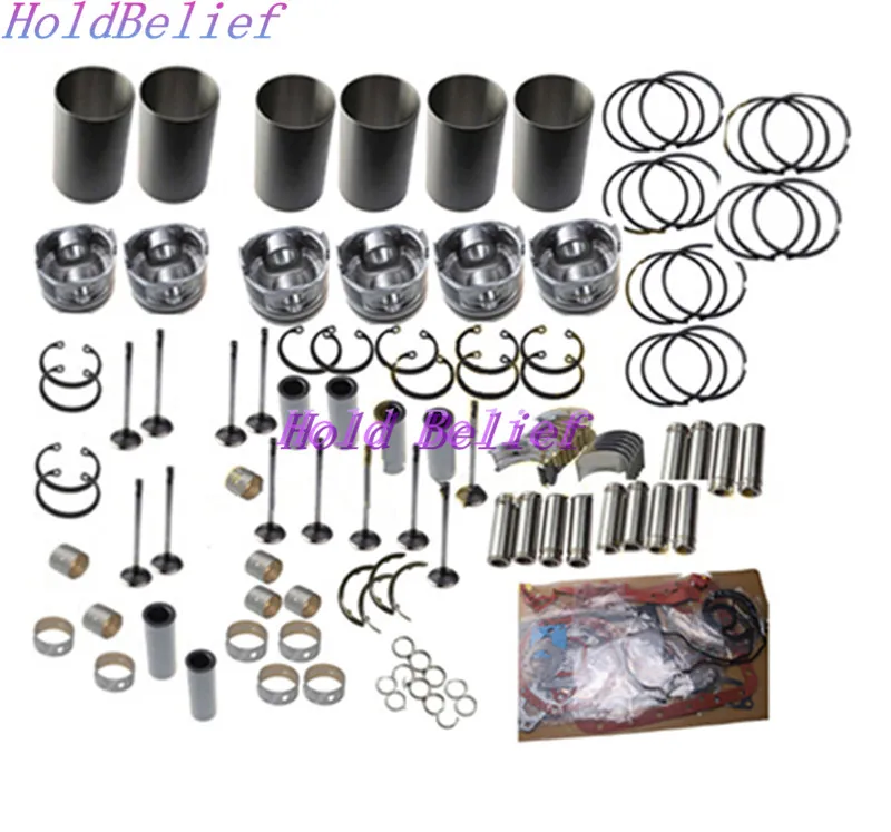 

New Overhaul Rebuild Kit For Doosan Daewoo DB58T DB58 Diesel Engine DH220-5 Excavator