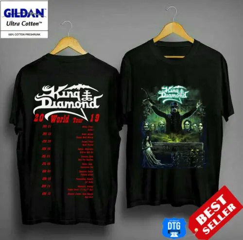 

T-SHIRT KING DIAMOND WORLD TOUR BIG 2019 BLACK LIMITED EDITION SIZE S TO 3XL