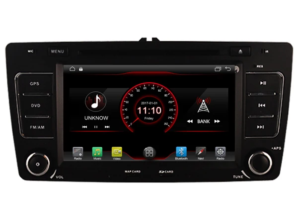 Excellent WITSON Android 9.1 AUTO CAR RADIO DVD NAVIGATION FOR SKODA OCTAVIA  CAR DVD MIRROR LINK/ 16GB Inand /DVR/DAB/Mirror Link/1080P 9