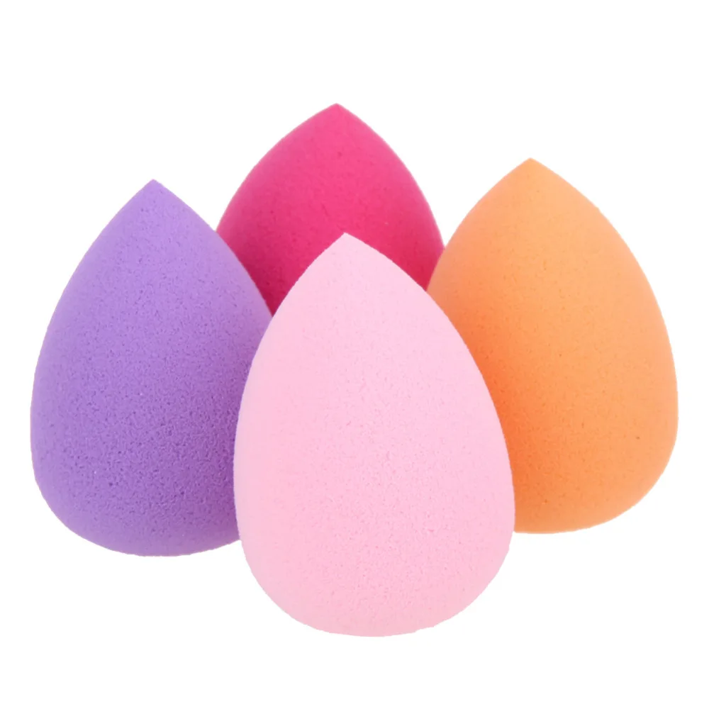 Colorful 4pcs Makeup Foundation Sponge Cosmetic puff Blending Puff