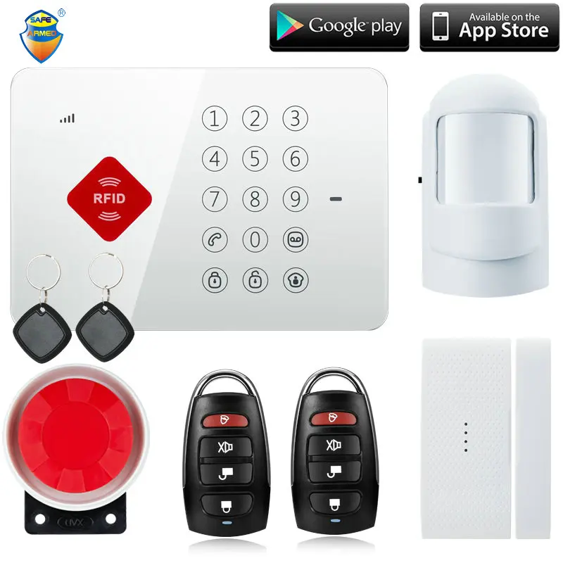 (1Set) Factory Android ISO App Wireless GSM Home Alarm System SIM Smart Home Burglar Security Alarm System Kit better than alar (1Set) Factory Android ISO App Wireless GSM Home Alarm System SIM Smart Home Burglar Security Alarm System Kit better than alar