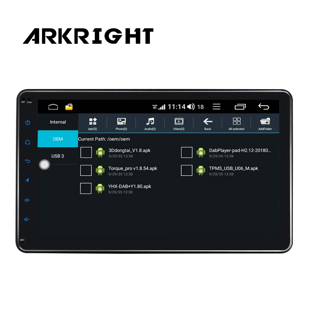 Автомагнитола 2 din 10 1 дюйма 4 + 64 ГБ GPS навигация DSP/4G/Carplay/Android|Мультимедиаплеер для
