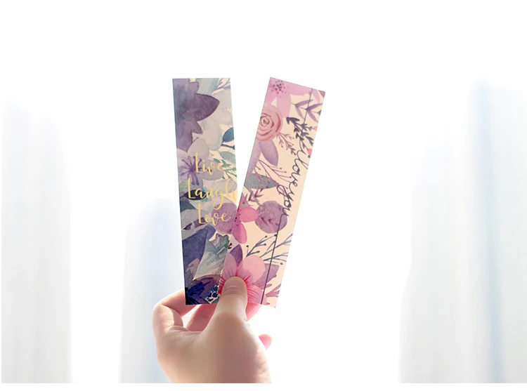 Многофункциональный 30 шт цветок и ободряющие слова дизайн крафт бумажные карты как Закладка тег подарок Скрапбукинг DIY открытка для сообщений