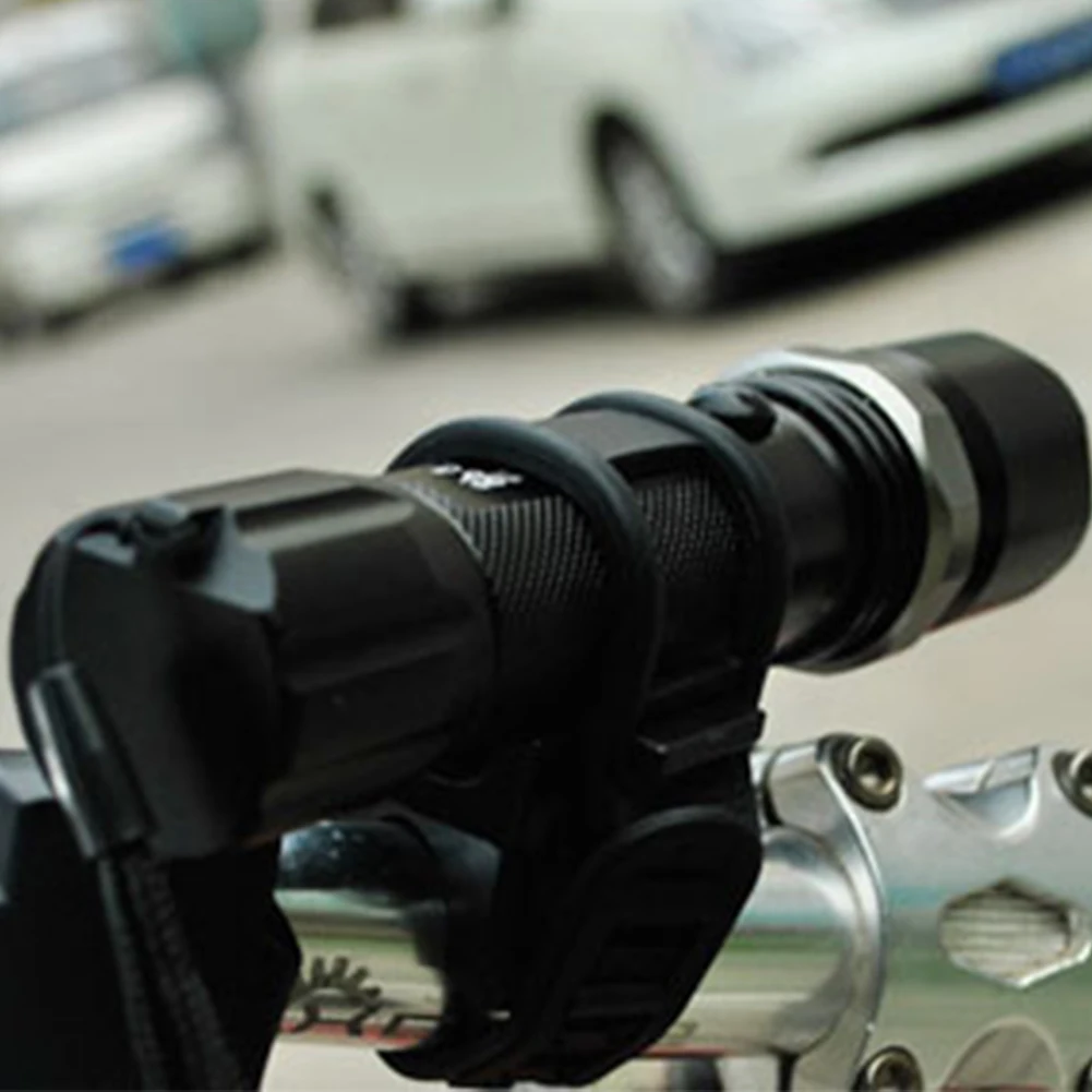 Clearance Bicycle Light Holder Bike Lantern Bracket Flashlight Torch Mount Clamp Lamp Clip Cycling LED Lights Device Bicycle Parts 4