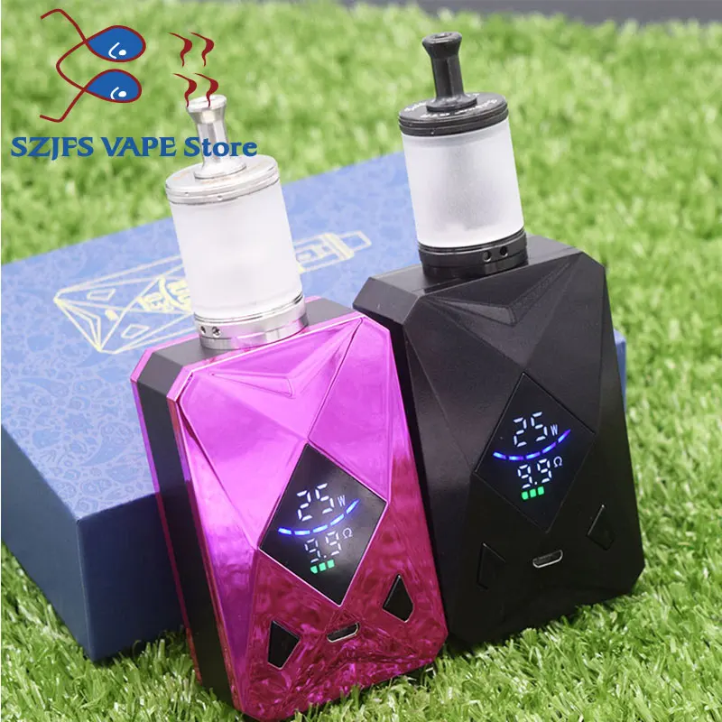 

electronic cigarette kit 100W vape mod adjustable 2200mAh battery LED display power 0.3ohm e-cigarette Taifun gtr rta atomizer
