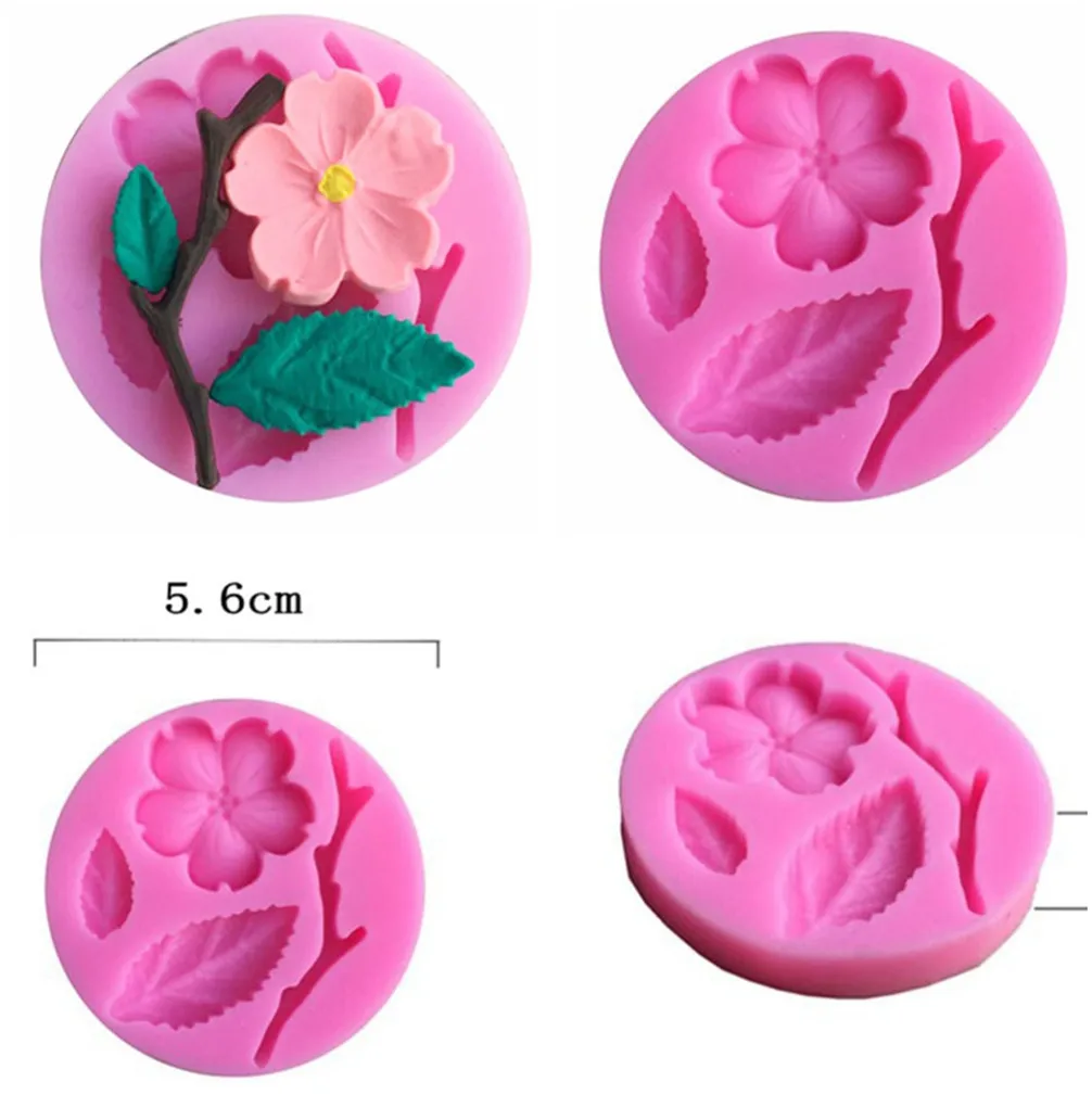 

Peach Blossom Leaf Shaped Silicone Mold DIY Resin Jewelry Pendant Necklace Pendant Lanugo Mold Resin Molds For Jewelry