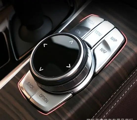 10 ABS хром для BMW X3 G01 6GT 6 серии GT 2018 19 салона наклейки кнопок мультимедиа idriver