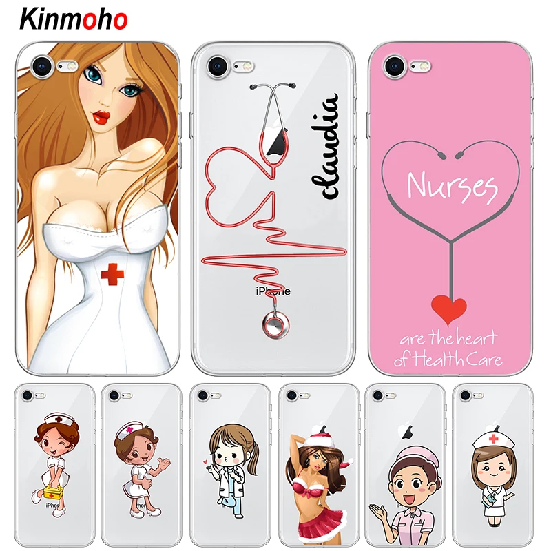 

Social services Doctors Nurse Phone Cases Cover For iPhone 7 X 6 6s 8 Plus XR XS MAX Coque 5S SE Medical Medicine Health Capinha