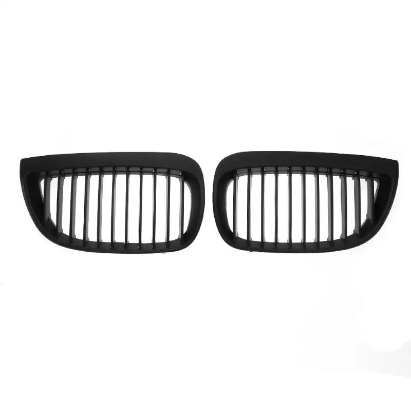 

1 Pair Matte Black Front Kidney Grill Grilles Racing Grills for BMW E81 E87 04-07 120d 120i 130i Auto Exterior Parts