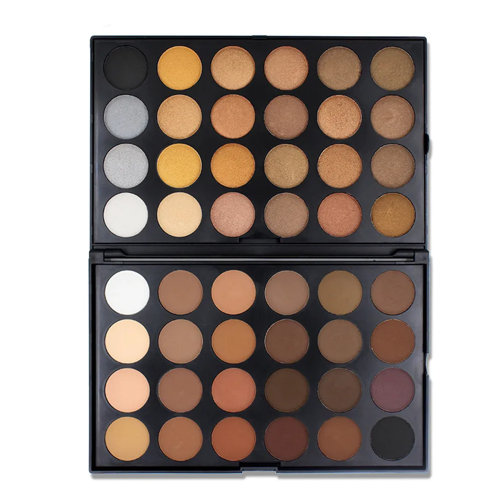 

2 Style 48 Colors Cosmetic Powder Eyeshadow Pallete Professional Makeup Shimmer Matte Eye Shadow Gliltter Shine Palette C528