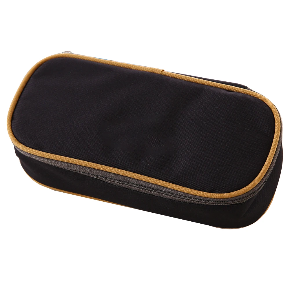 

Mesh Pocket Practical Zipper Closure Portable Large Capacity Durable Professional Multifunctional Stylish Pen Case Scratch Proof