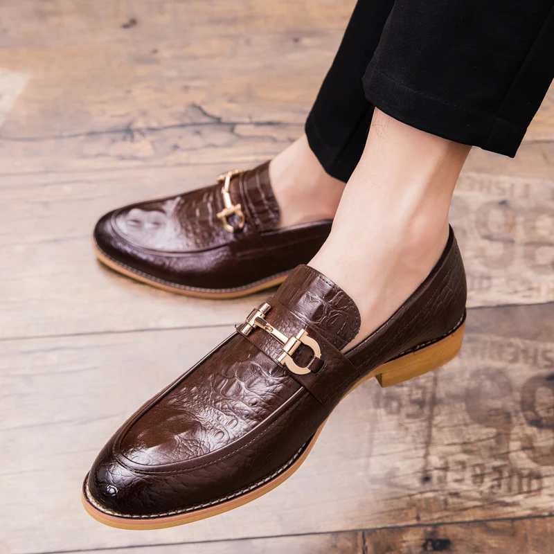 designe snake skin formal leather men shoes italian luxury brand evening party male footwear dress wedding brogue oxford for men (11)