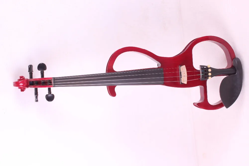 

4/4 Electric Violin 4 string red color #2 the item is the color if you need other color please tell me