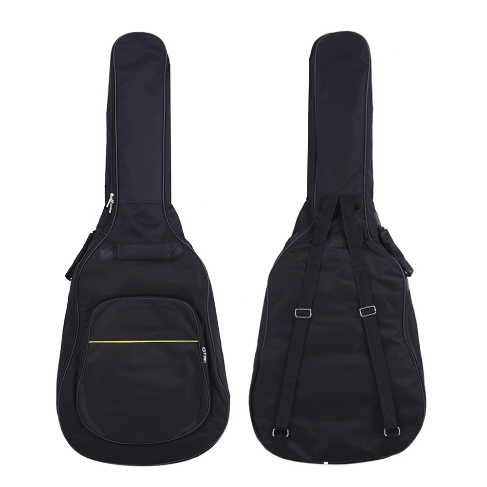 

41" Acoustic Classical Guitar Bag Case Backpack Adjustable Shoulder Strap Portable 4mm Thicken Padded With an external pocket