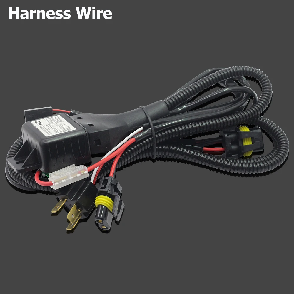 Buildreamen2 55 Вт H4 Hi/Lo авто HID ксеноновый Комплект AC балласт Bi ксеноновая лампа жгут