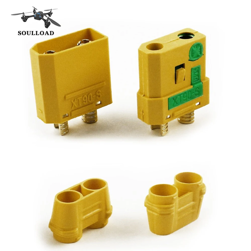 

5Pairs XT90S XT90-S Connector Male Female FPV Drone Battery Connector for RC Quadcopter brushless motor DIY RC Toys